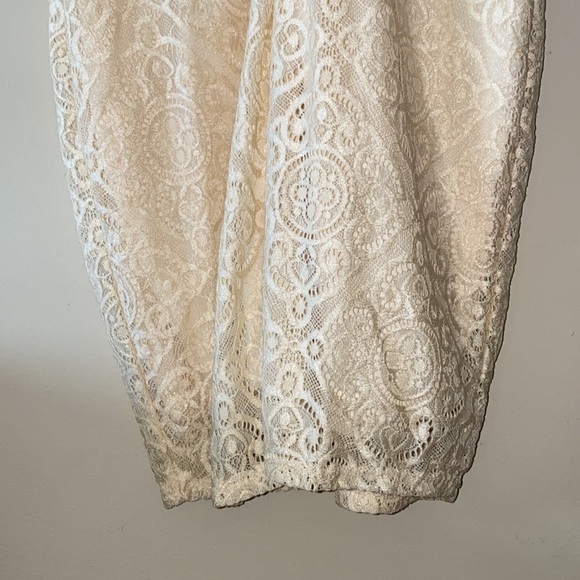 Venus Ivory Bodycon Lace Mini Dress Women’s Size Small - Picture 12 of 16